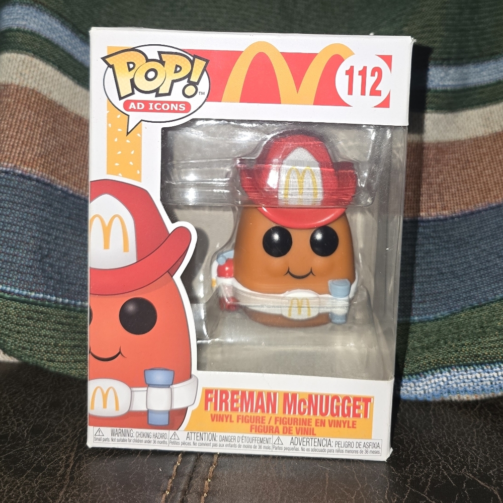 Funko Pop! Ad Icons: McDonald's - Fireman McNugget #104 (NIB)